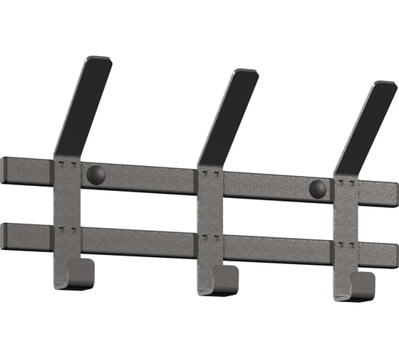 Изображение товара Вешалка настенная ЗМИ ТОРОНТО 3 графит ВНТ3 ГР