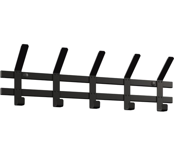 Изображение товара Вешалка настенная ЗМИ ТОРОНТО 5 черный ВНТ5 Ч