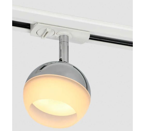Изображение товара Светильник трековый поворотный IEK 4118 декор. GX53 хром LT-USB0-4118-GX53-1-K23