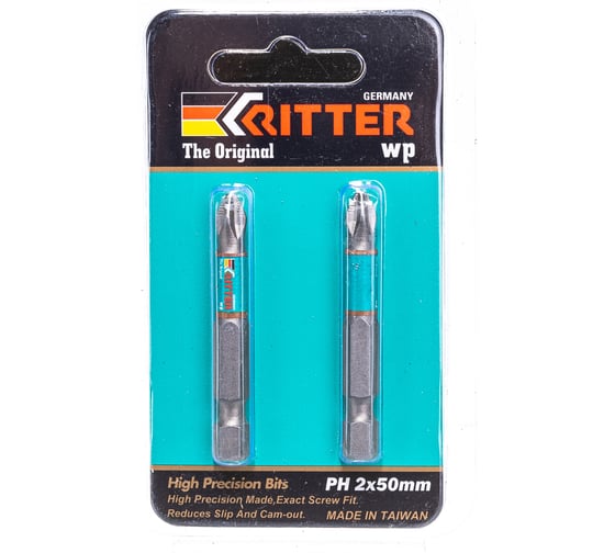 Изображение товара Бита WP PH 2x50 мм магнитная RITTER PS20112052