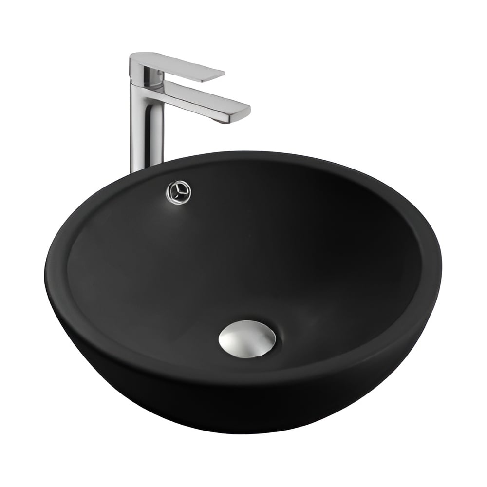 Изображение товара Раковина Aquatek 440x440x175 мм черная современная накладная