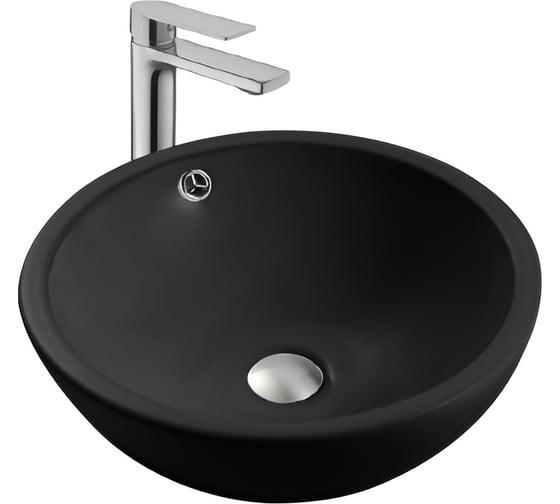 Изображение товара Раковина Aquatek 440х440х175 мм, для установки на столешницу, матовый черный AQ5354-MB 00000135042
