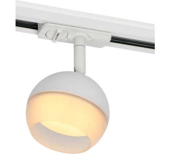Изображение товара Светильник трековый поворотный IEK 4118 декор. GX53 белый LT-USB0-4118-GX53-1-K01