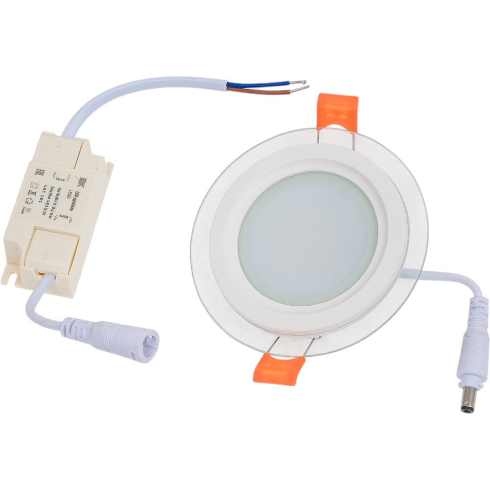 Изображение товара Светильник LED IEK ДВО 1620 круглый 6Вт 4000К IP20