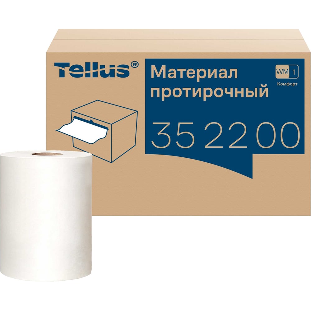 Изображение товара Протирочные салфетки TORK Advanced в рулонах 1-сл. белые