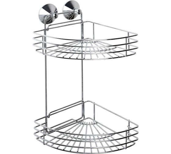 Изображение товара Настенная угловая полка VERRAN Real 2 яруса 285-04