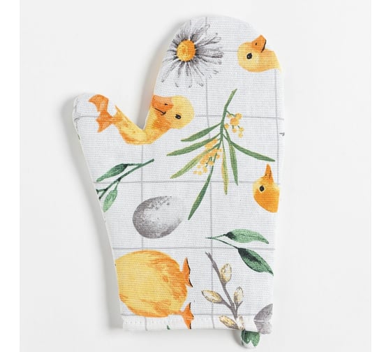 Изображение товара Варежка-прихватка Доляна Duckling, 20x27 см, 100% хлопок, ватин 250 г/м2 9215899