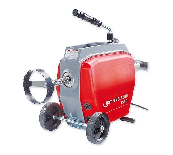 Изображение товара Машина для прочистки труб ROTHENBERGER R750 в комплекте со шлангом 72689