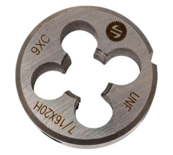 Изображение товара Плашка дюймовая ИНСТУЛС unf 7/16x20н 60(30x11) 9хс din 22568 00001237551