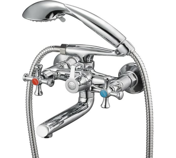 Изображение товара Смеситель для ванны и душа G-lauf с коротким поворотным изливом, хром QML3-A827