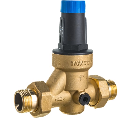 Изображение товара Редуктор давления Watts DRV 1" 1,5-6 бар, под аксиметрический манометр 1/4" 10015772