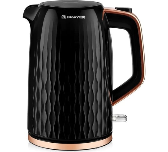 Изображение товара Чайник электрический BRAYER 1061BR STRIX, 3000 Вт, 1,7 л, пластиковый корпус, автоотключение при закипании BR1061