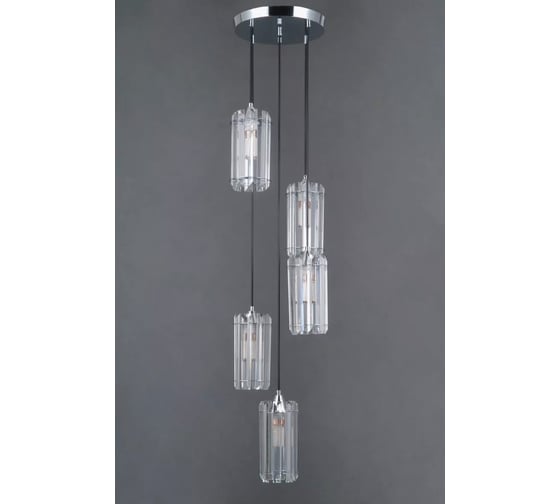 Изображение товара Хрустальный подвесной светильник Citilux Джейн Хром CL306051