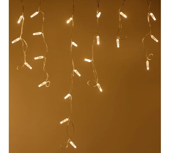 Изображение товара Гирлянда Ardecoled ARD-ICICLE-CLASSIC-5000x500-CLEAR-160LED-FLASH Warm 1шт 042724