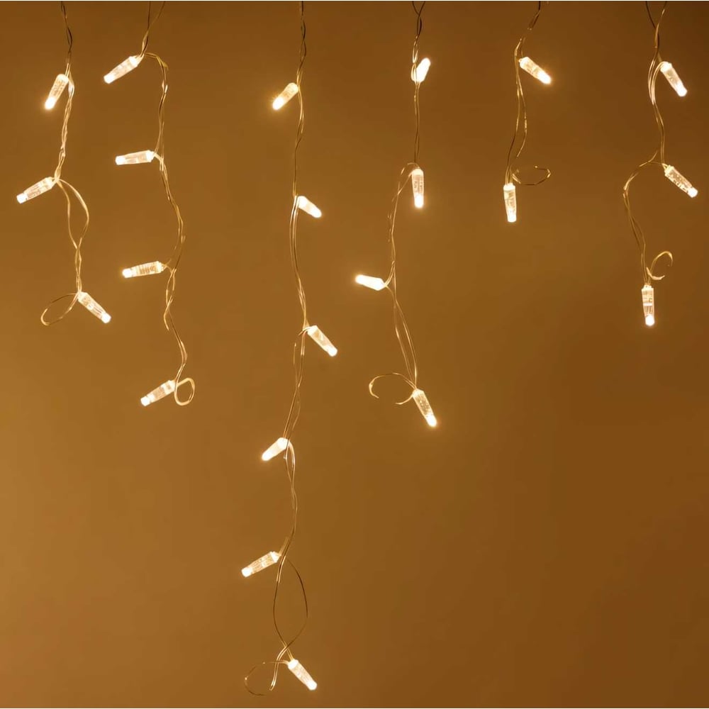 Изображение товара Гирлянда Ardecoled ARD-ICICLE-CLASSIC-5000x500-CLEAR-160LED-STD Warm уличная с 160 светодиодами