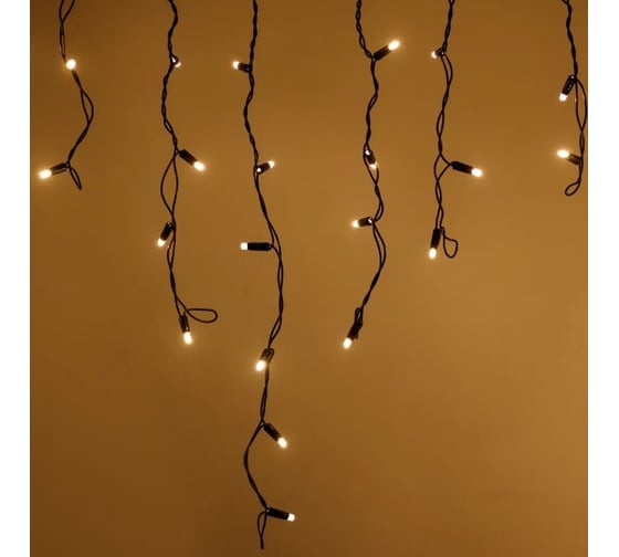 Изображение товара Гирлянда Ardecoled ARD-ICICLE-CLASSIC-5000x500-BLACK-160LED-FLASH Warm 1шт 042726