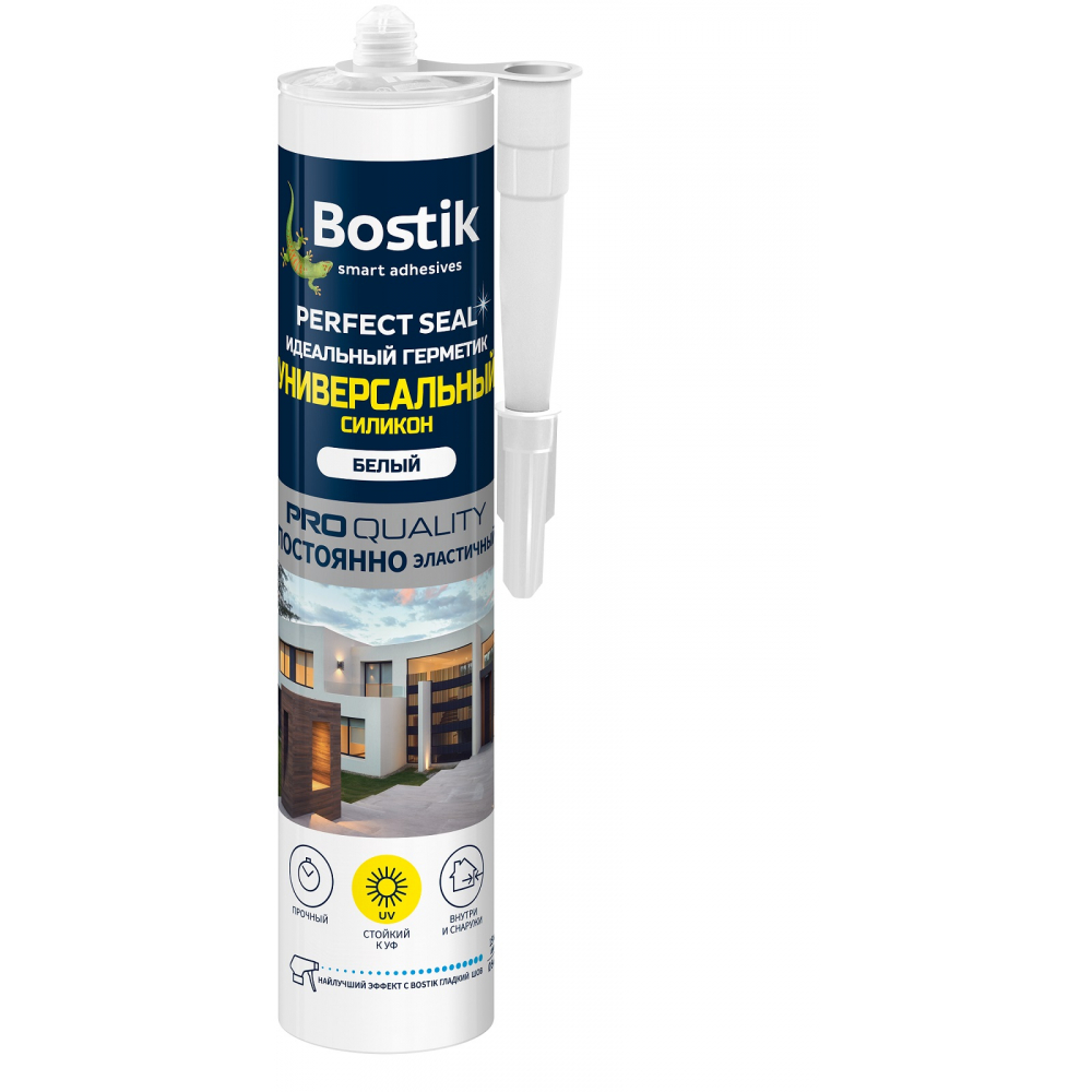 Универсальный идеальный герметик Bostik герметик силиконовый универсальный selsil sanitary 102800000 280 мл бес ный