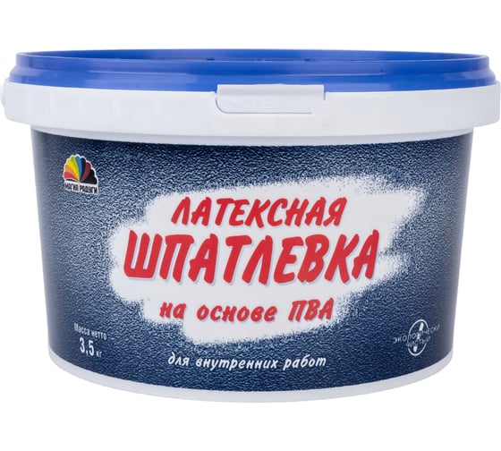 Изображение товара Шпатлевка латексная на основе ПВА 3.5 кг Магия Радуги 1 11940