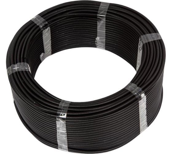 Изображение товара Автомобильная гофрированная труба REXANT ПП d 4,7 мм, разрезная бухта 100 м/уп. 16-1047