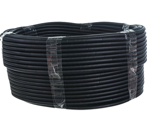 Изображение товара Автомобильная гофрированная труба REXANT ПП d 4,7 мм, разрезная бухта 50 м/уп. 16-1048