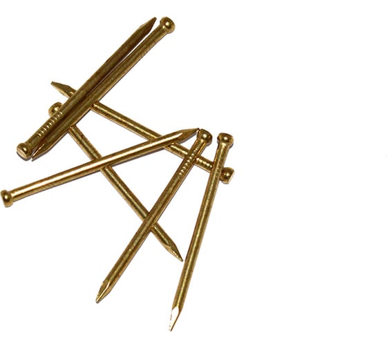 Изображение товара Гвозди КРЕП-КОМП покрытие латунь, 1.2x35, 0.05 кг гл1235ммф