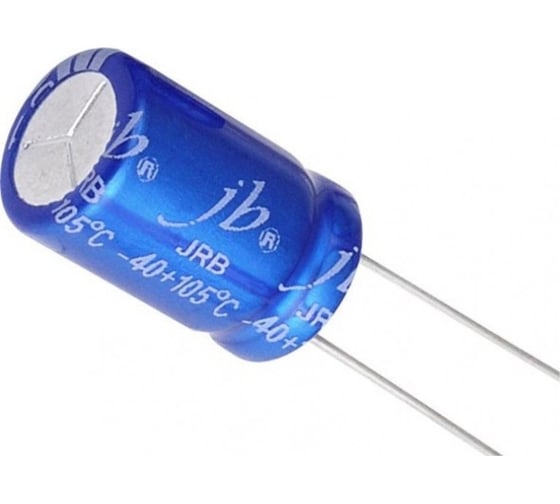 Изображение товара Конденсатор электролитический JB Capacitors 1000мкФ, 63В, 105C, 16x25 / P:7.5 мм JRB1J102M07501600250000B-202