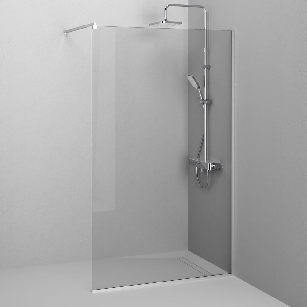 Изображение товара Душевая перегородка AM.PM Func 120x200 стекло 8 мм хром профиль