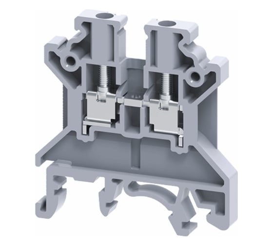 Изображение товара Клемма проходная винтовая КЭАЗ OptiClip CTS-2.5-I-24A-(0.2-2.5) серый 289771