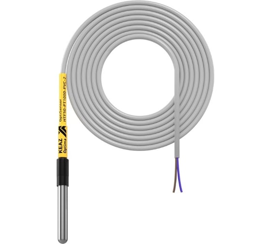 Изображение товара Датчик температуры канальный КЭАЗ OptiSensor HTF50-PT1000-PVC-2 284695