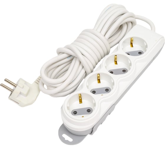 Изображение товара Удлинитель OVIVO 4 гнезда с заземлением 5 метров 700-000500-314