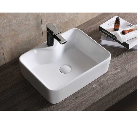 Изображение товара Накладная раковина Cerutti SPA 48 см, цвет белый 9604