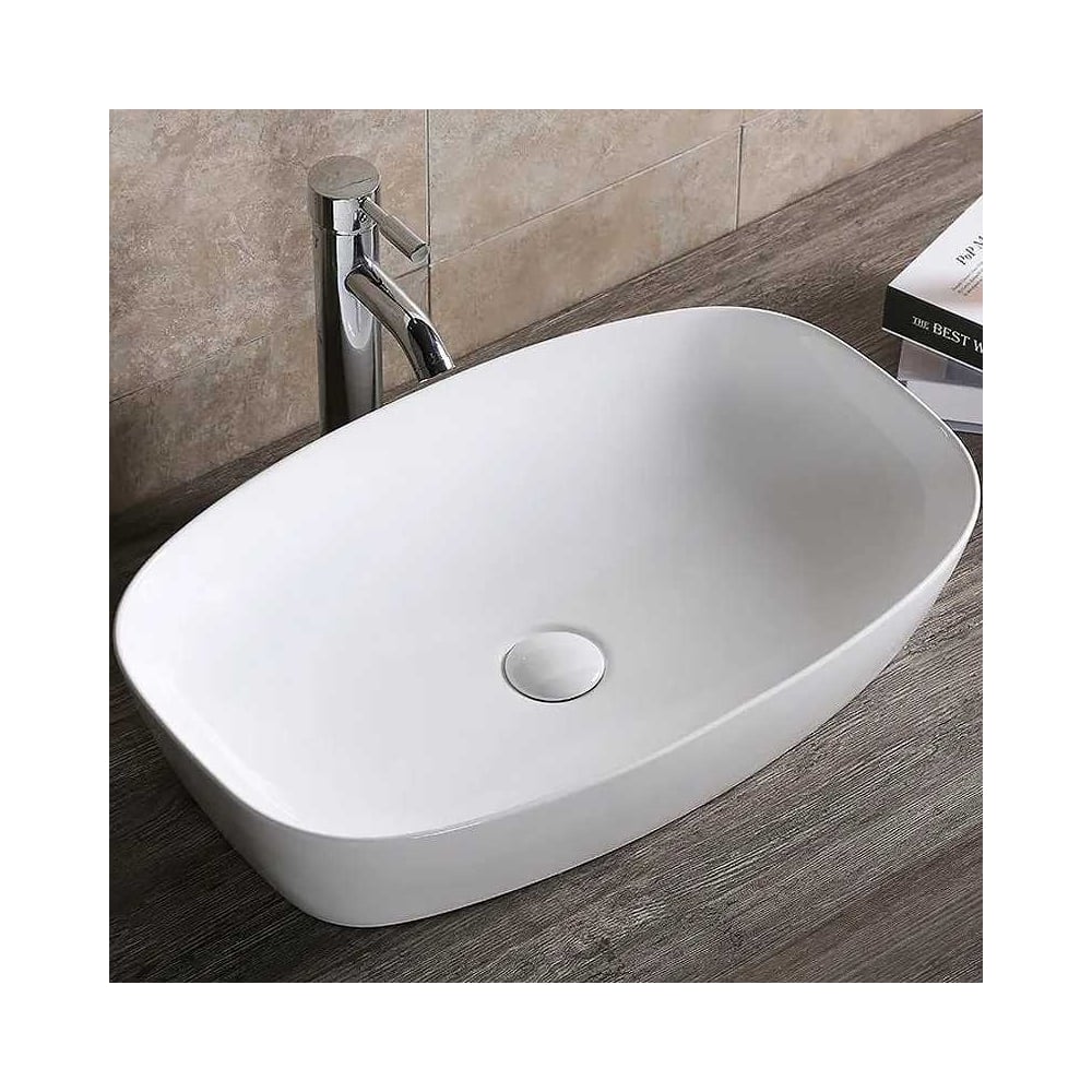 Изображение товара Накладная раковина Cerutti SPA 60 см, цвет белый 9855