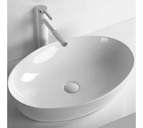 Изображение товара Накладная раковина Cerutti SPA 61 см, цвет белый 9606