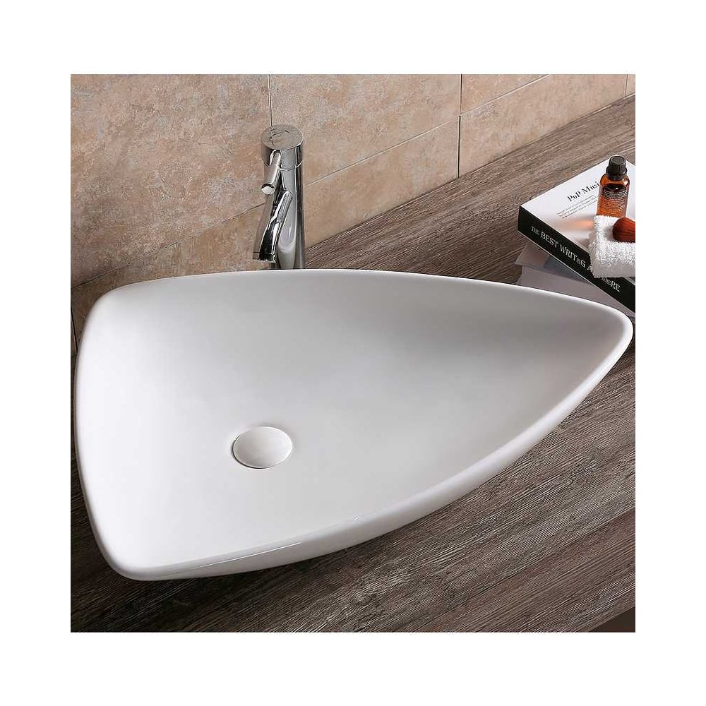 Накладная раковина Cerutti SPA 69 см, цвет белый 9576