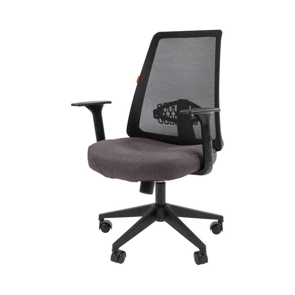 Изображение товара Офисное кресло CHAIRMAN 535 LT ткань черный и серый для офиса и дома