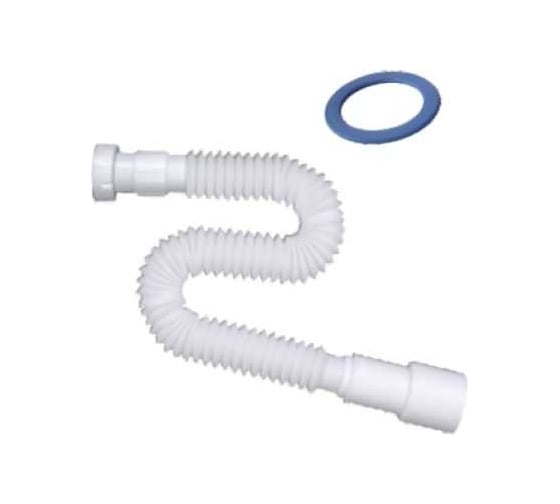 Изображение товара Гибкая труба с гайкой AV Engineering 1 1/4"x40/50, под плоскую прокладку, 800 мм AVE129797