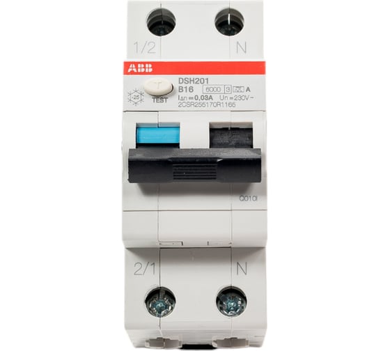 Изображение товара Автоматический выключатель дифференциального тока ABB DSH201 B16 A30 2CSR255170R1165