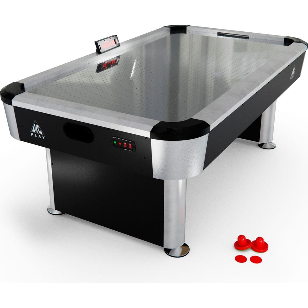 Изображение товара Игровой стол аэрохоккей DFC Opal АТ-320 нержавеющая сталь для взрослых и детей