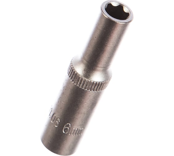 Изображение товара Головка длинная торцевая (6 мм; 1/4") СТАНКОИМПОРТ CS-14.11.06