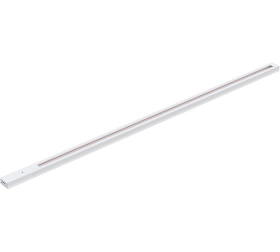 Изображение товара Шинопровод Apeyron однофазный накладной/подвесной, IP20, 1000x42x18мм, белый, алюминий, в комплекте крепёж, токоввод, заглушка 45-01