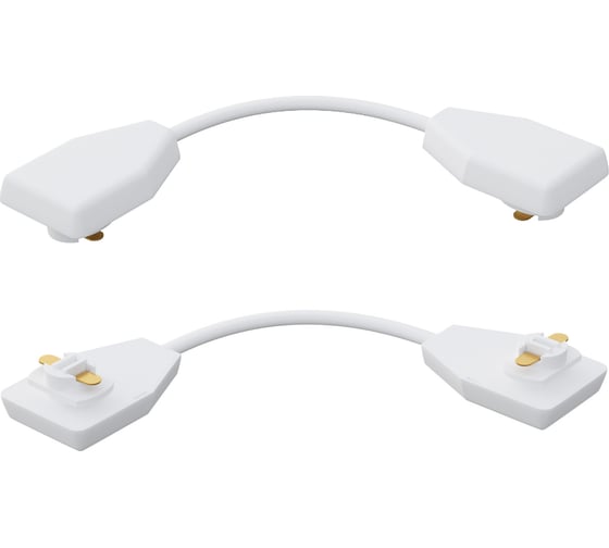 Изображение товара Коннектор Apeyron гибкий, однофазный для накладного/подвесного шинопровода, IP20, 210x32x18мм, белый, пластик 09-128