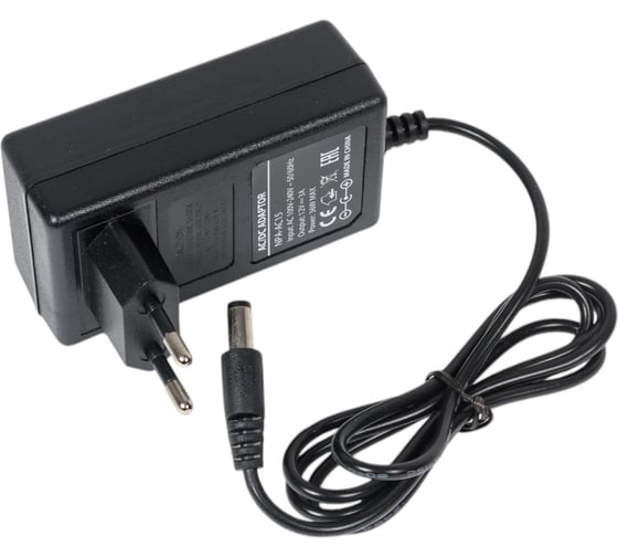 Изображение товара Блок питания Gembird узкий, 12В/3А, 36Вт, 1 штекер 5,5x2,5мм NPA-AC15