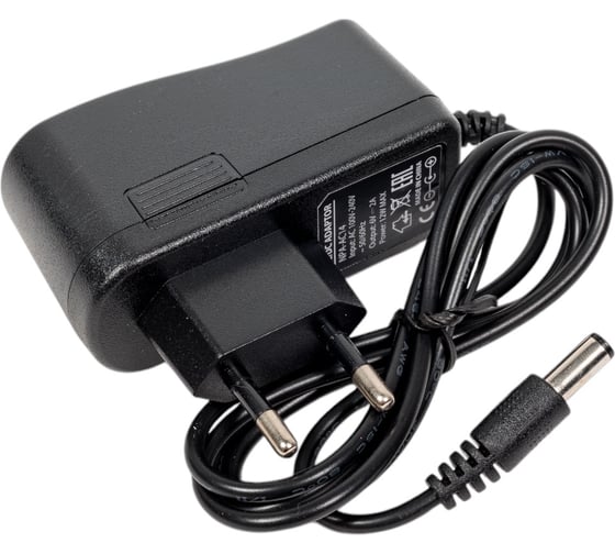 Изображение товара Блок питания Gembird узкий, 6В/2А, 12Вт, 2 штекера 5,5x2,5+4x1,7мм, NPA-AC14