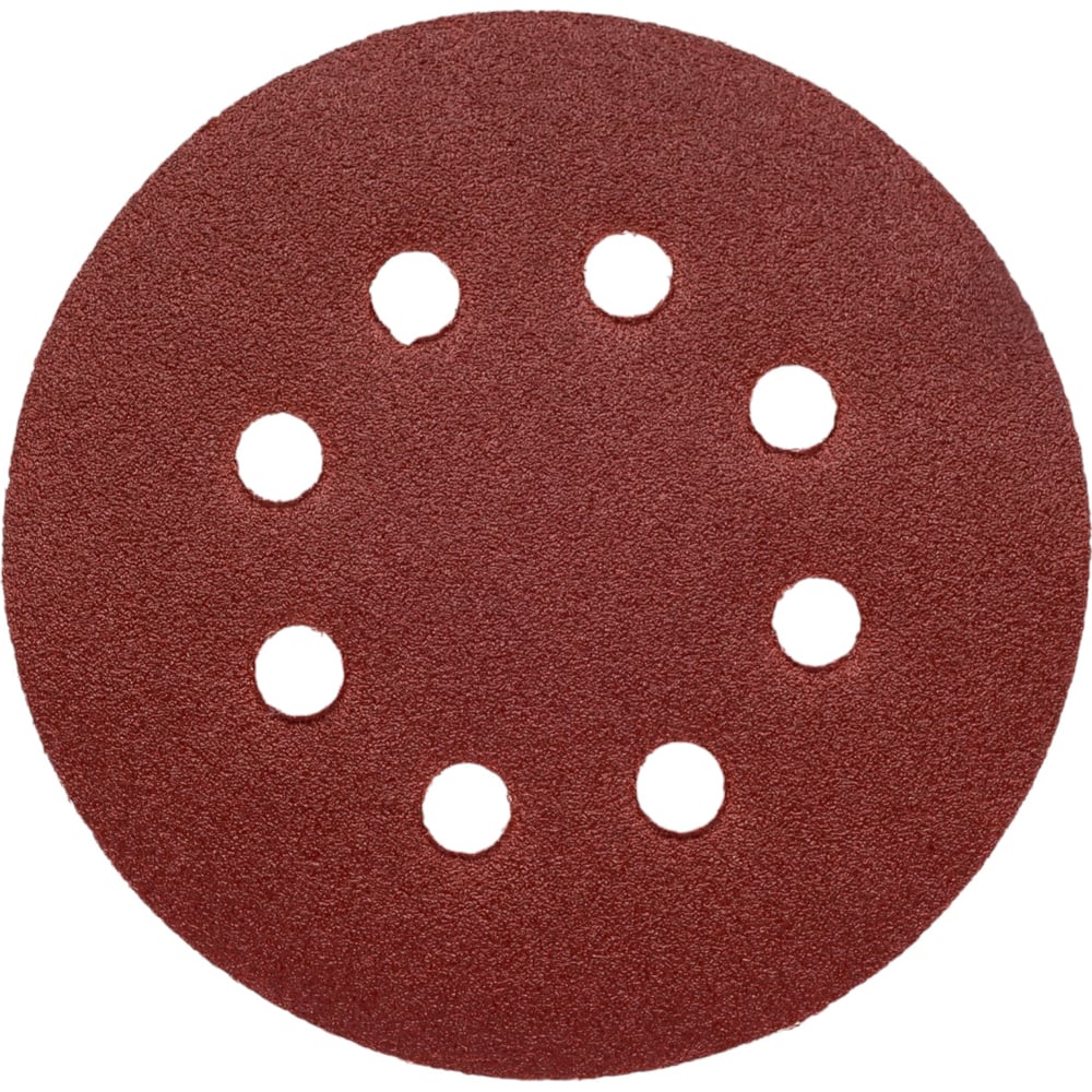 Изображение товара Круг шлифовальный 125мм А120 с отверстиями, 5 шт Tsunami