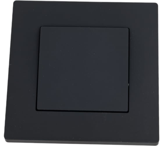 Изображение товара Выключатель 1-клавишный TOKOV ELECTRIC скрытой проводки, Pixel, 10А, IP20, в сборе карбон TKE-PX-V1F-C14