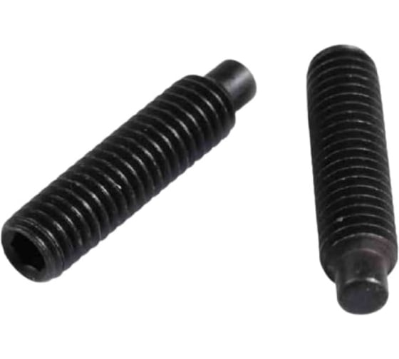 Изображение товара Винт установочный КРЕП-КОМП с внутренним шестигранником, DIN 915 5x12, класс прочности 12.9, с цапфой 100 шт. вуц512пр