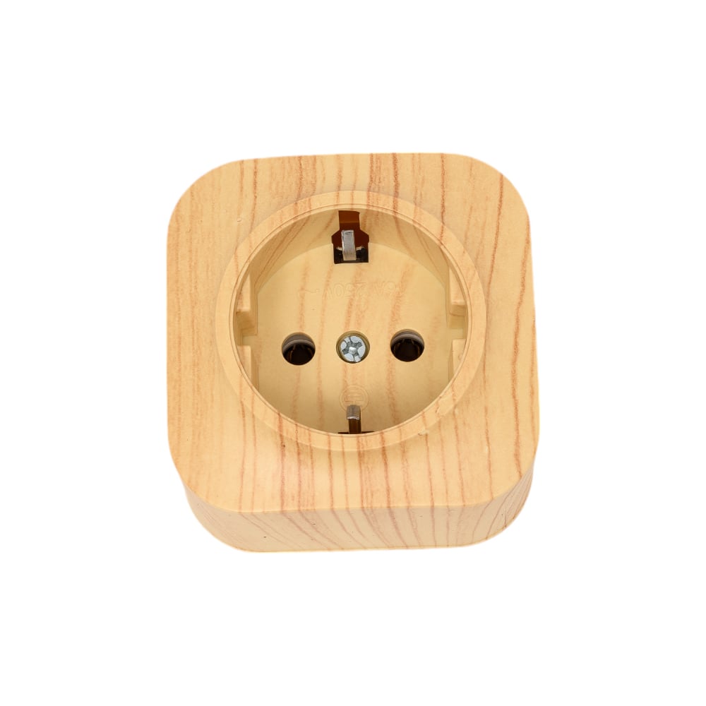 Изображение товара 1-местная розетка TOKOV ELECTRIC ОП Frea 16А, IP20