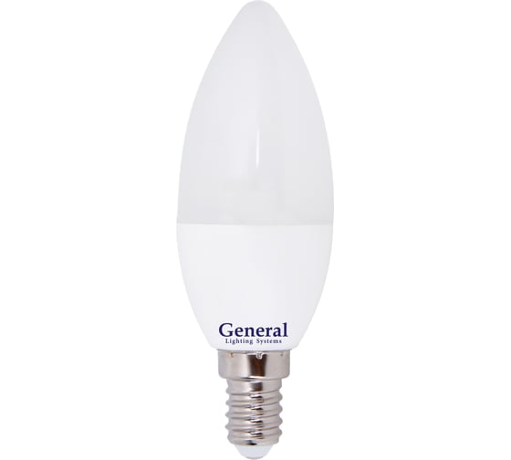 Изображение товара Светодиодная лампа General Lighting Systems Свеча CF-8W-E14-2700K 638200