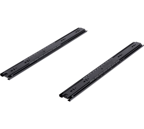 Изображение товара Шариковые направляющие SAMET SO CLASS Black накладные, 46 мм, без доводчика, 450 мм 115290