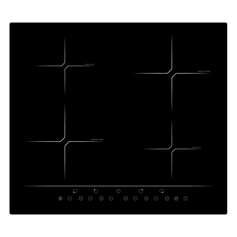 Изображение товара Индукционная варочная панель Simfer H60I74S001 черная 4 конфорки Сенсорное управление